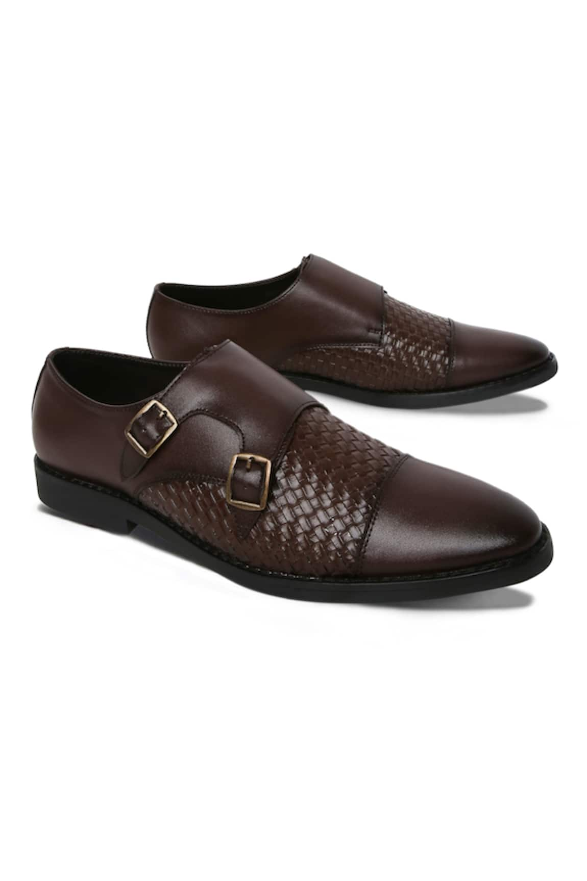 Mondarro Cornet Textured Leather Double Monks