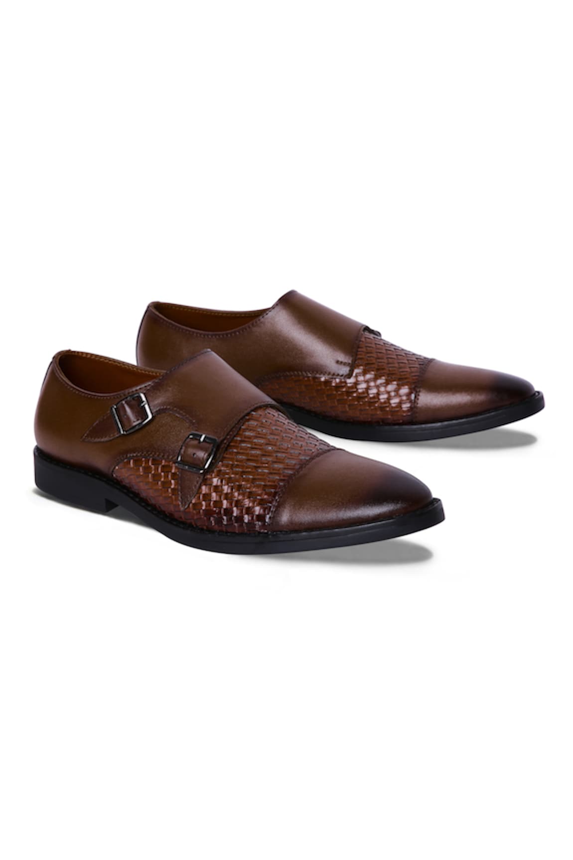 Mondarro Cornet Leather Textured Double Monks