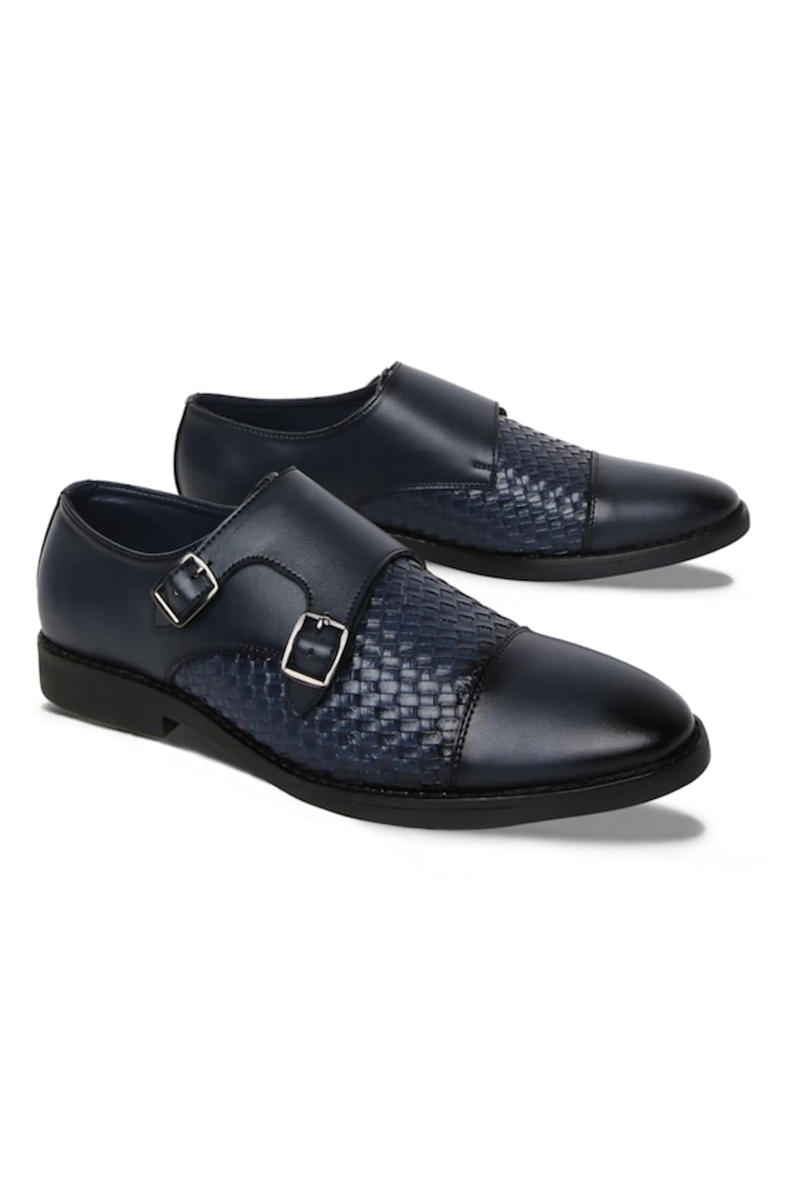 Mondarro Cornet Vegan Leather Textured Double Monks