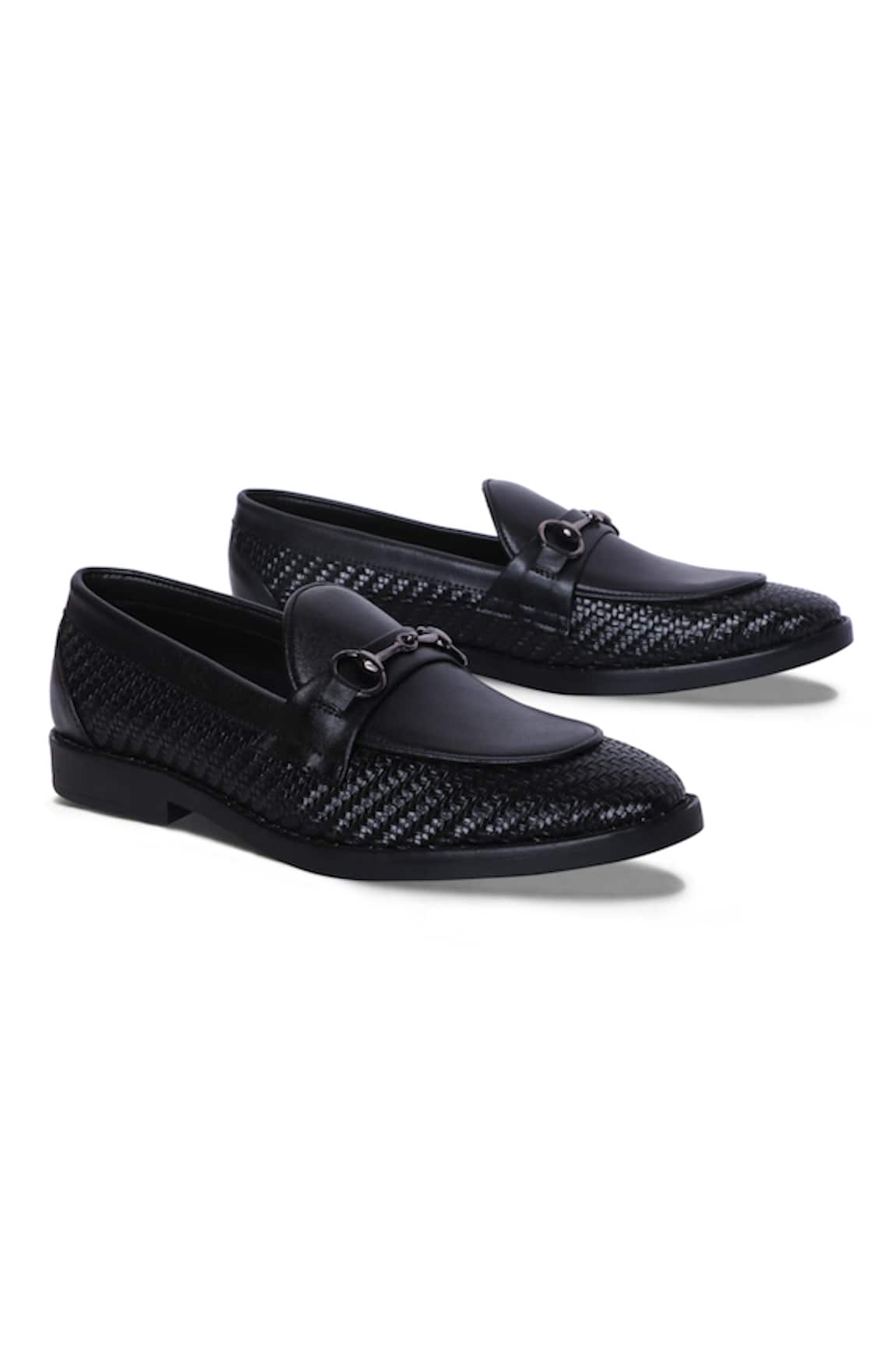 Mondarro Jayda Woven Horsebit Loafers