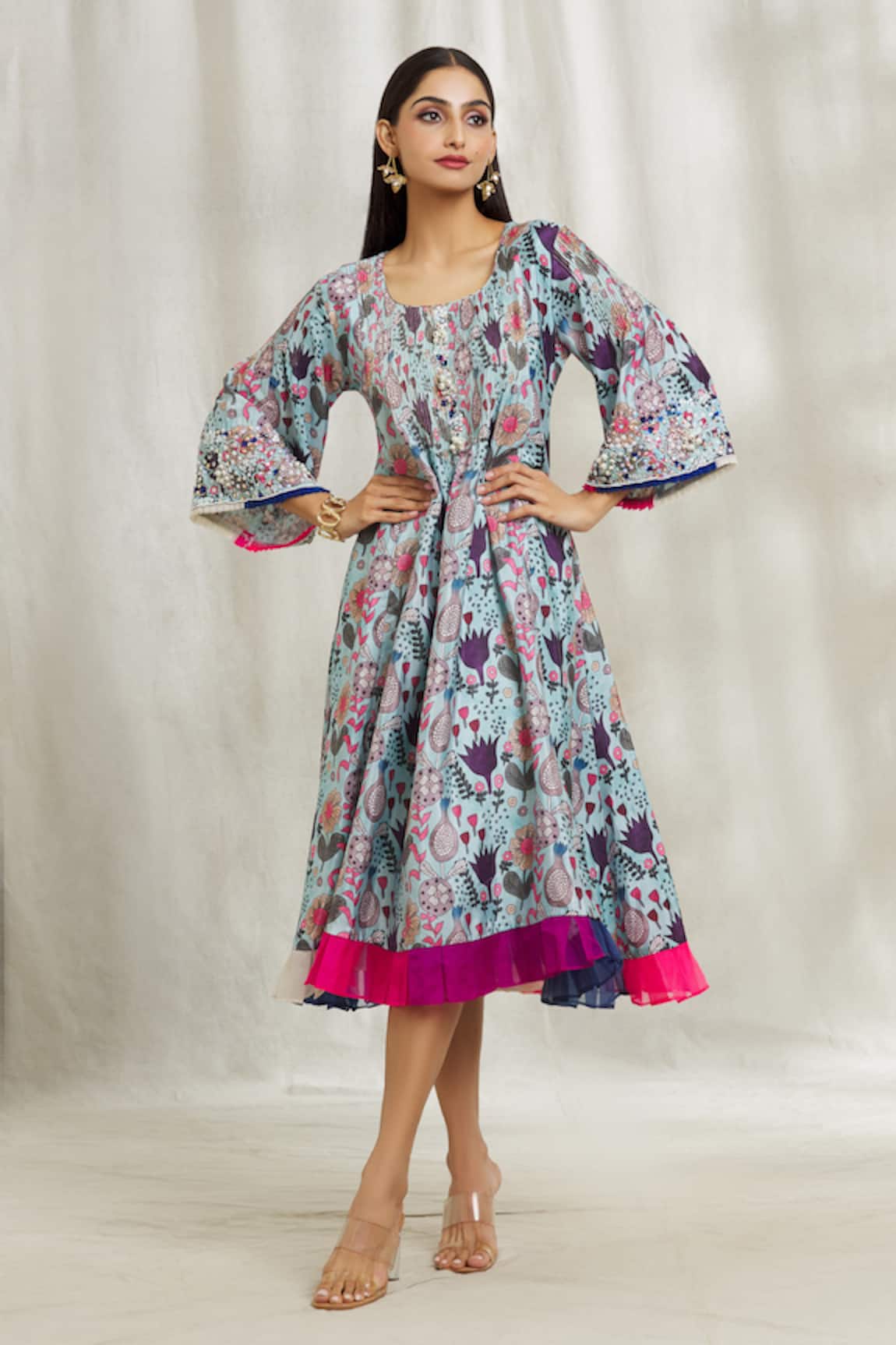 Divya Kanakia Floral Print Dress