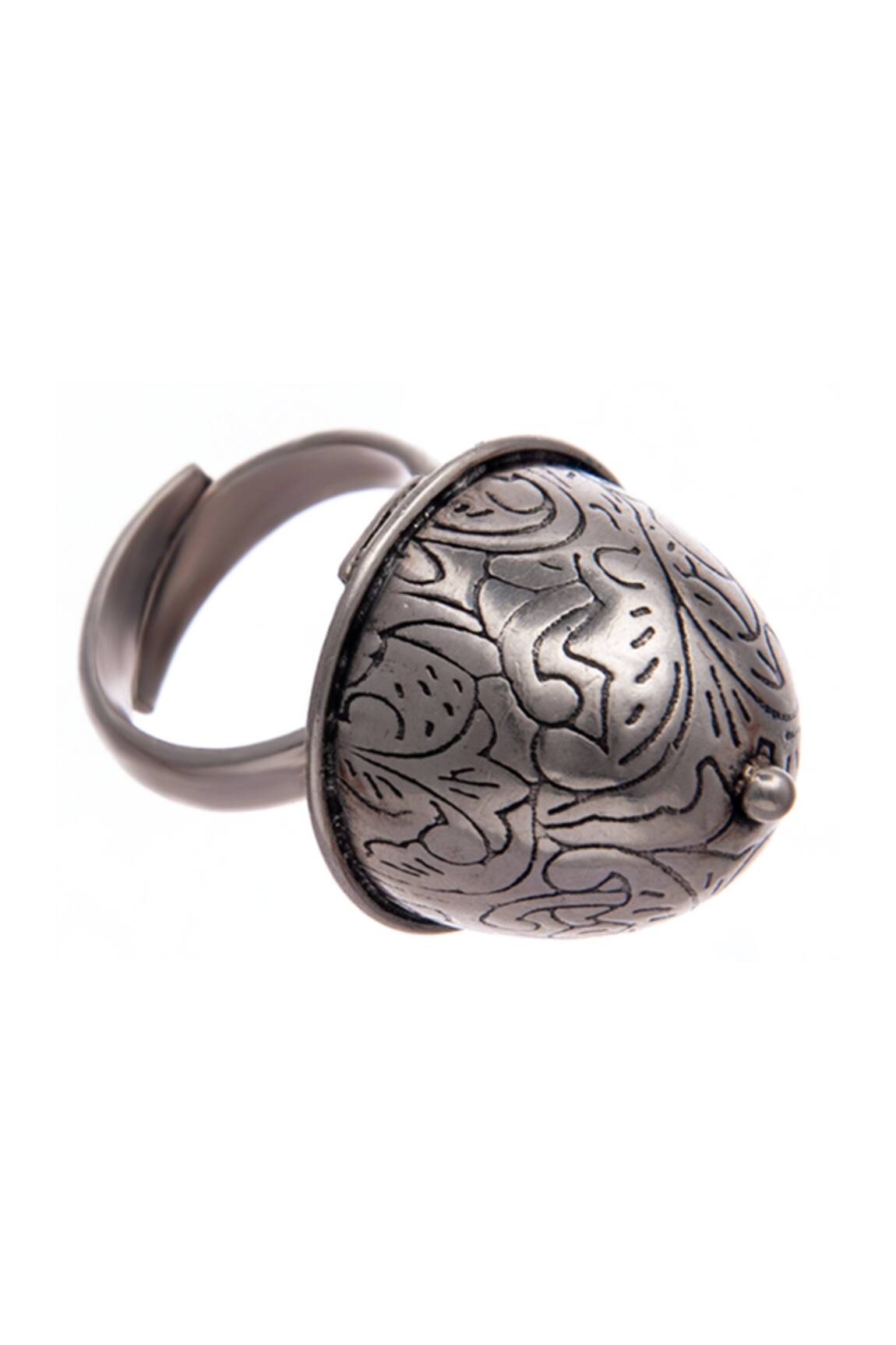 Neeta Boochra Vintage Carved Work Ring