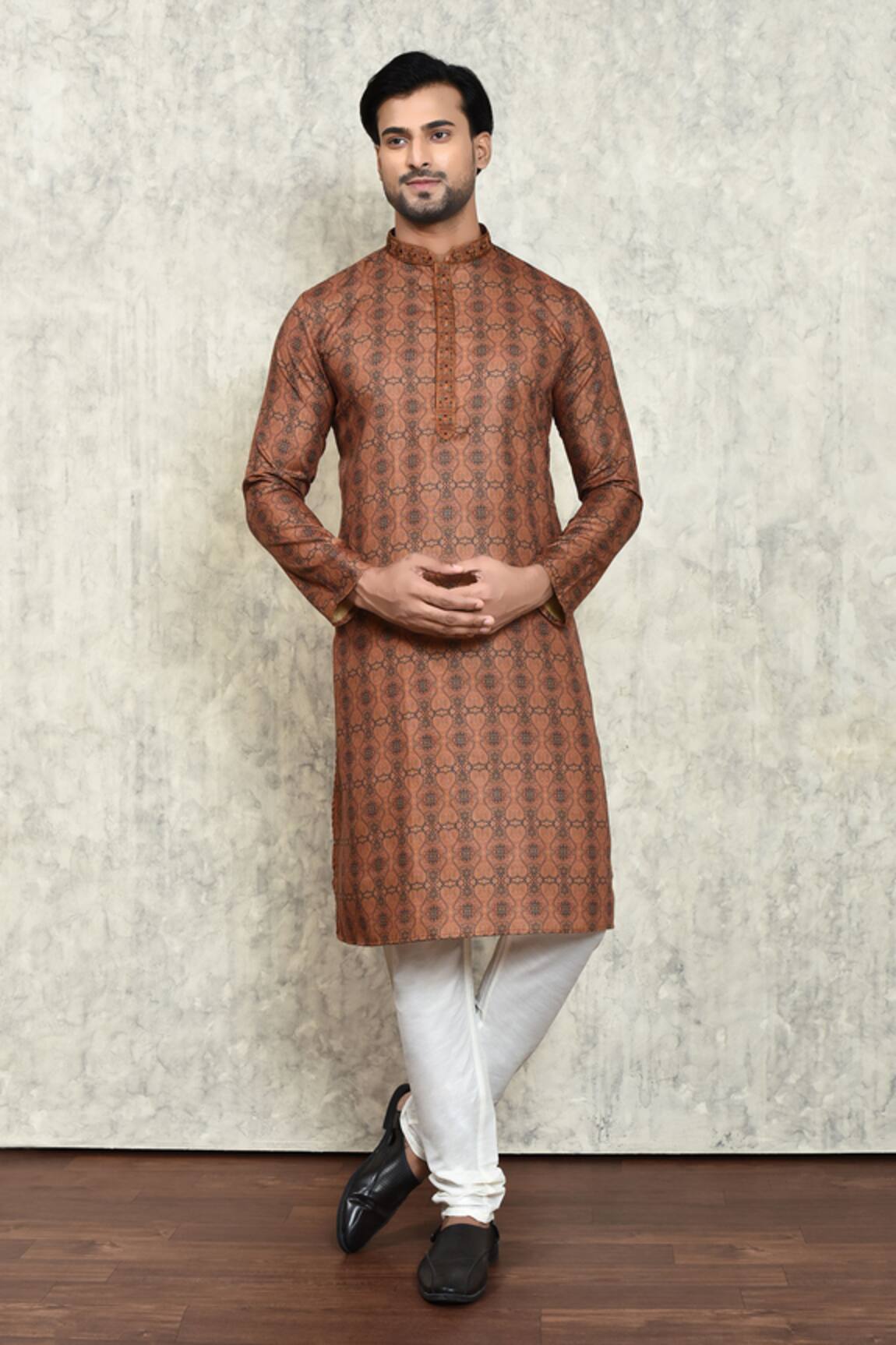 Arihant Rai Sinha Abstract Print Kurta & Pant Set 