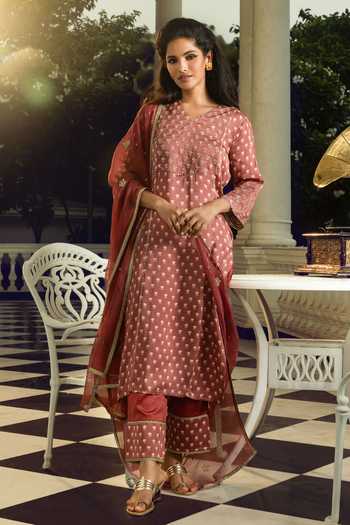 Dohr India Qala Floral Butti Print Kurta Set 