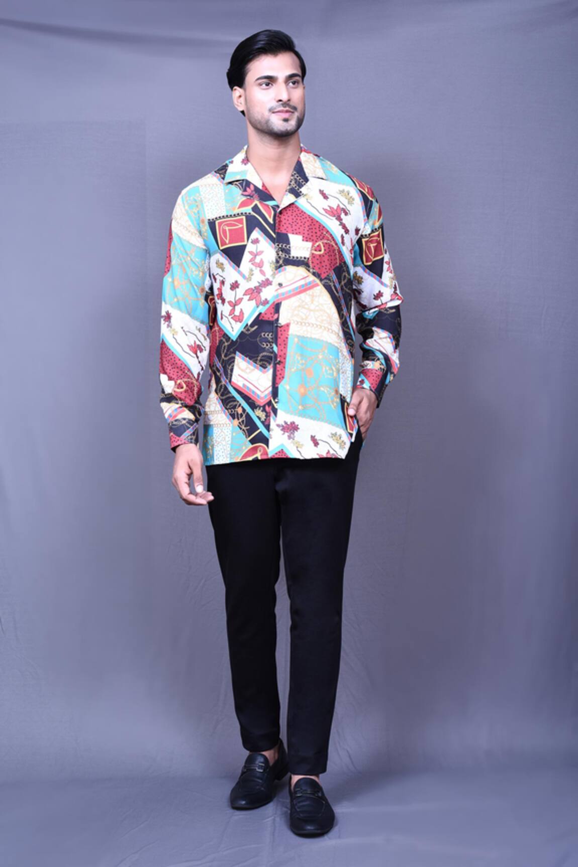 Arihant Rai Sinha Cotton Printed Shirt 