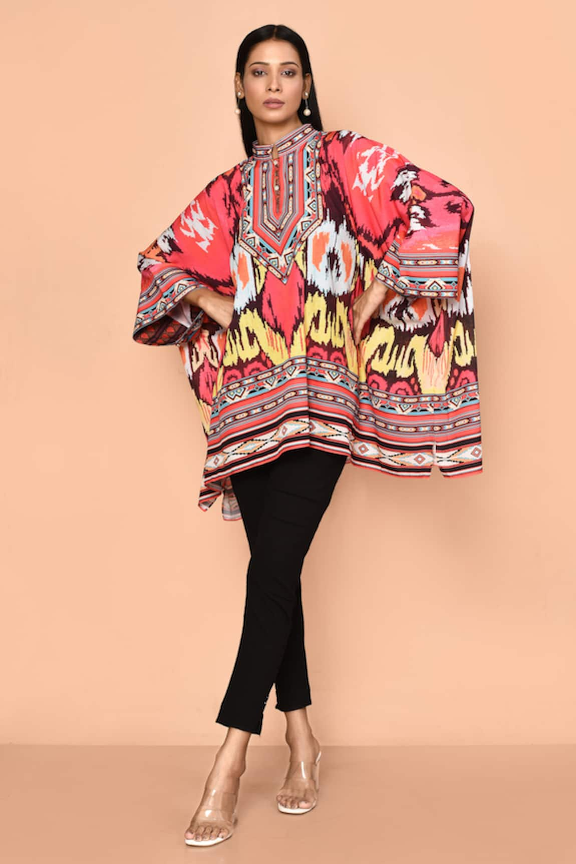 Naintara Bajaj Digital Print Short Kaftan