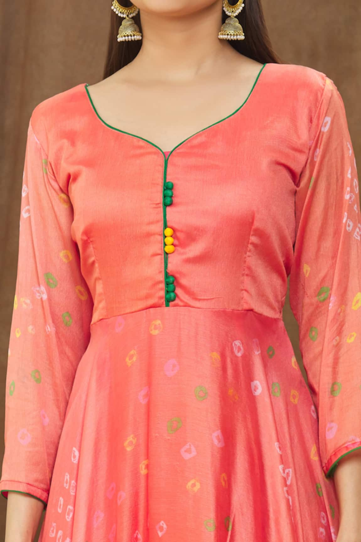 Anarkali front sale neck designs