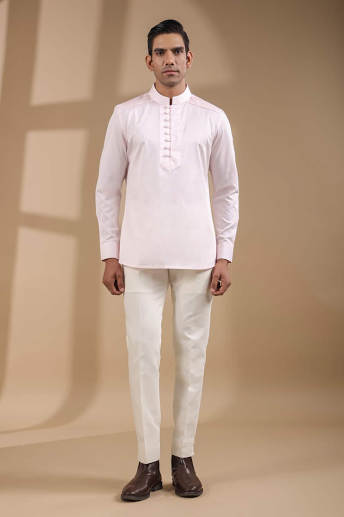 Raw & Rustic by Niti Bothra Solid Kurta Shirt