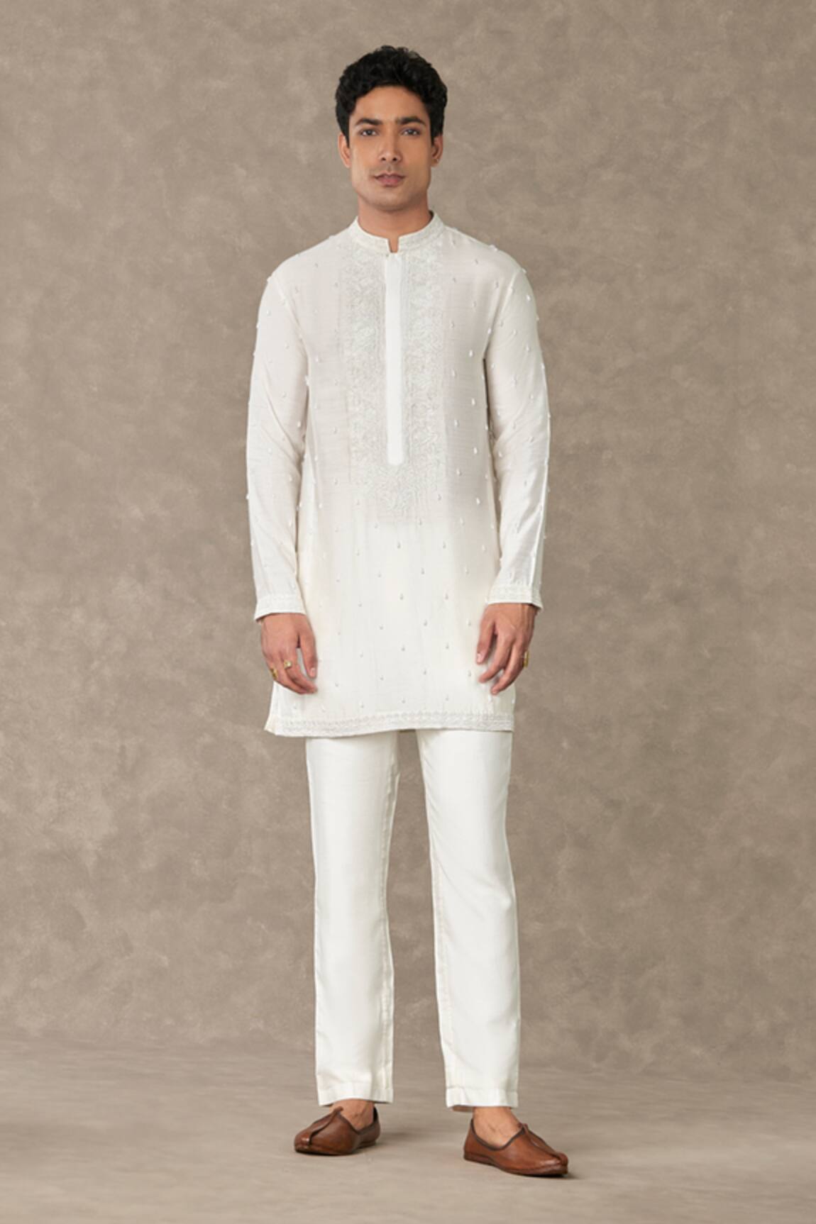 Masaba Pearl Embellished Short Kurta
