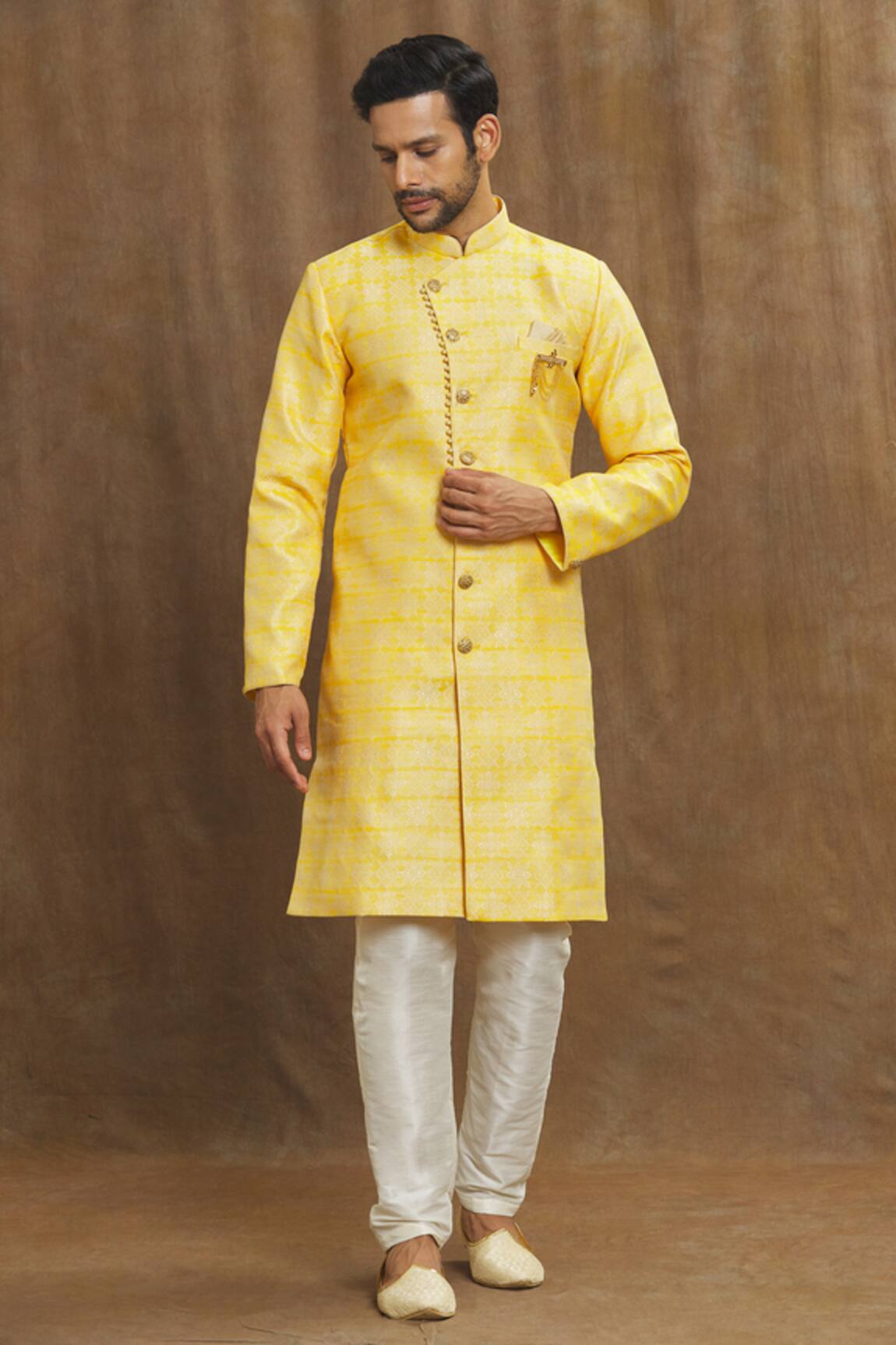 Arihant Rai Sinha Banarasi Vintage Pattern Kurta Set 