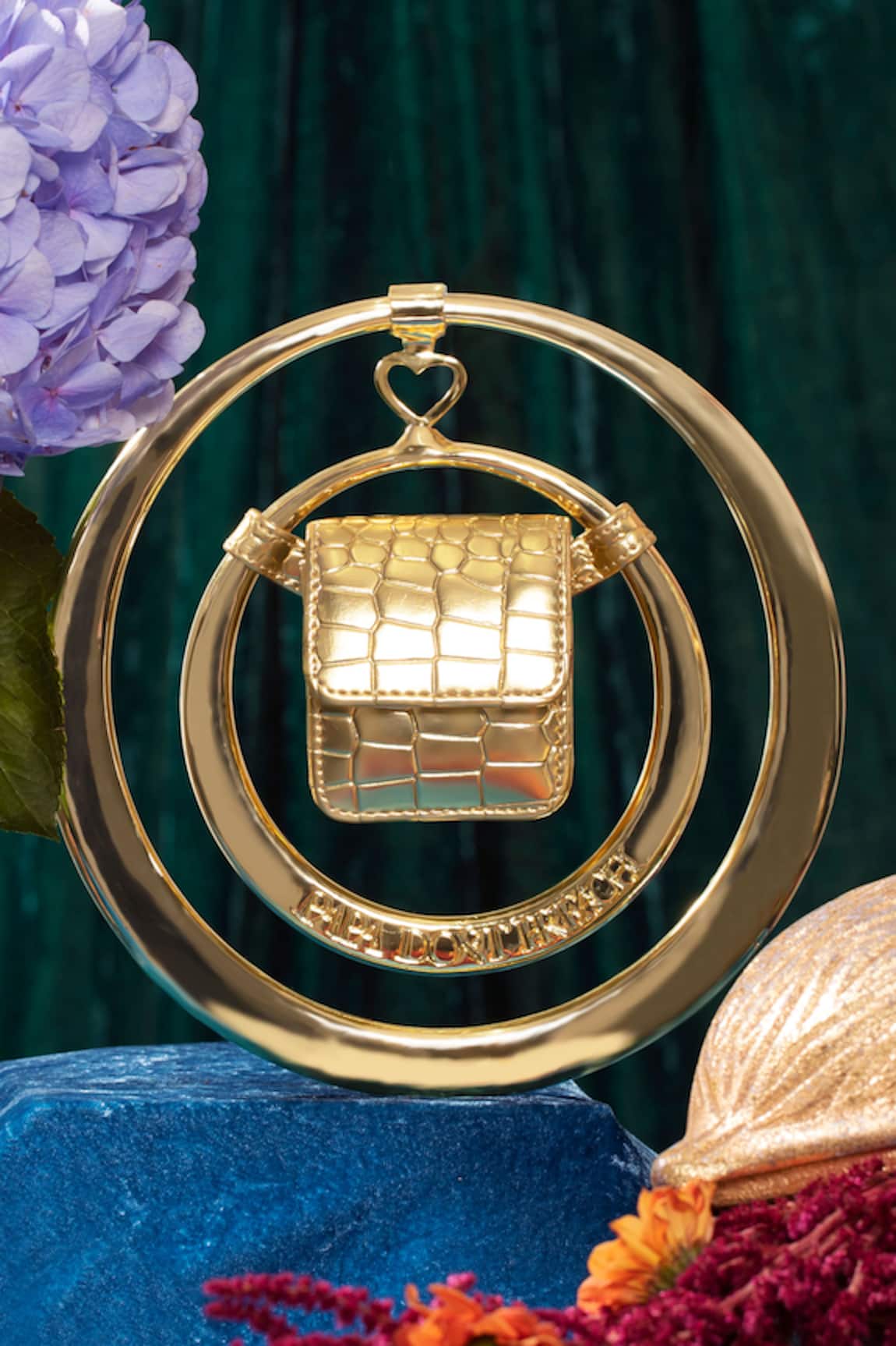 Papa Don't Preach Accessories Double Spidey Faux Leather Hand Bag