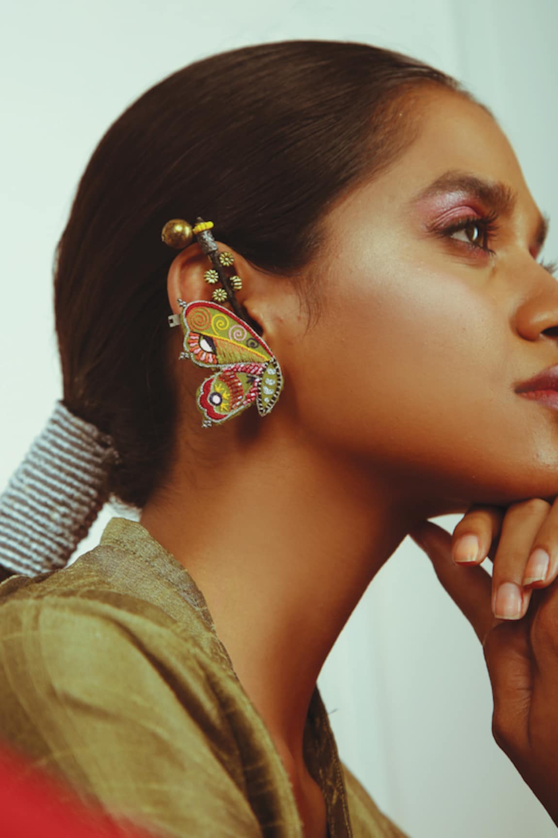 NakhreWaali Butterfly Handcrafted Earrings