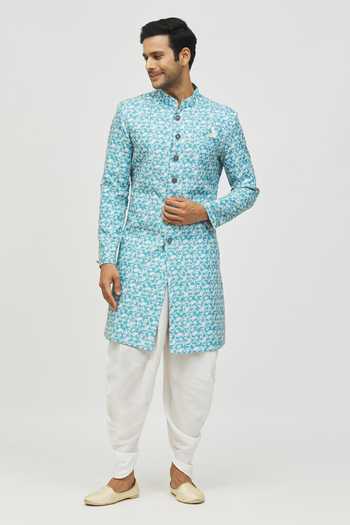 Arihant Rai Sinha Paisley Print & Embroidered Kurta Set 