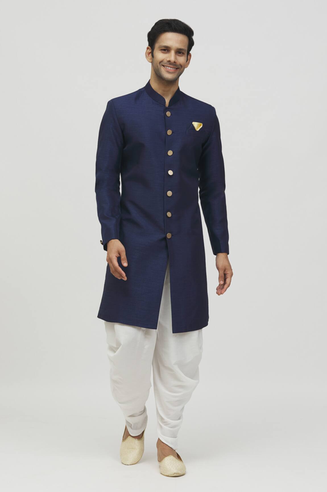 Arihant Rai Sinha Solid Full Sleeve Kurta Set 