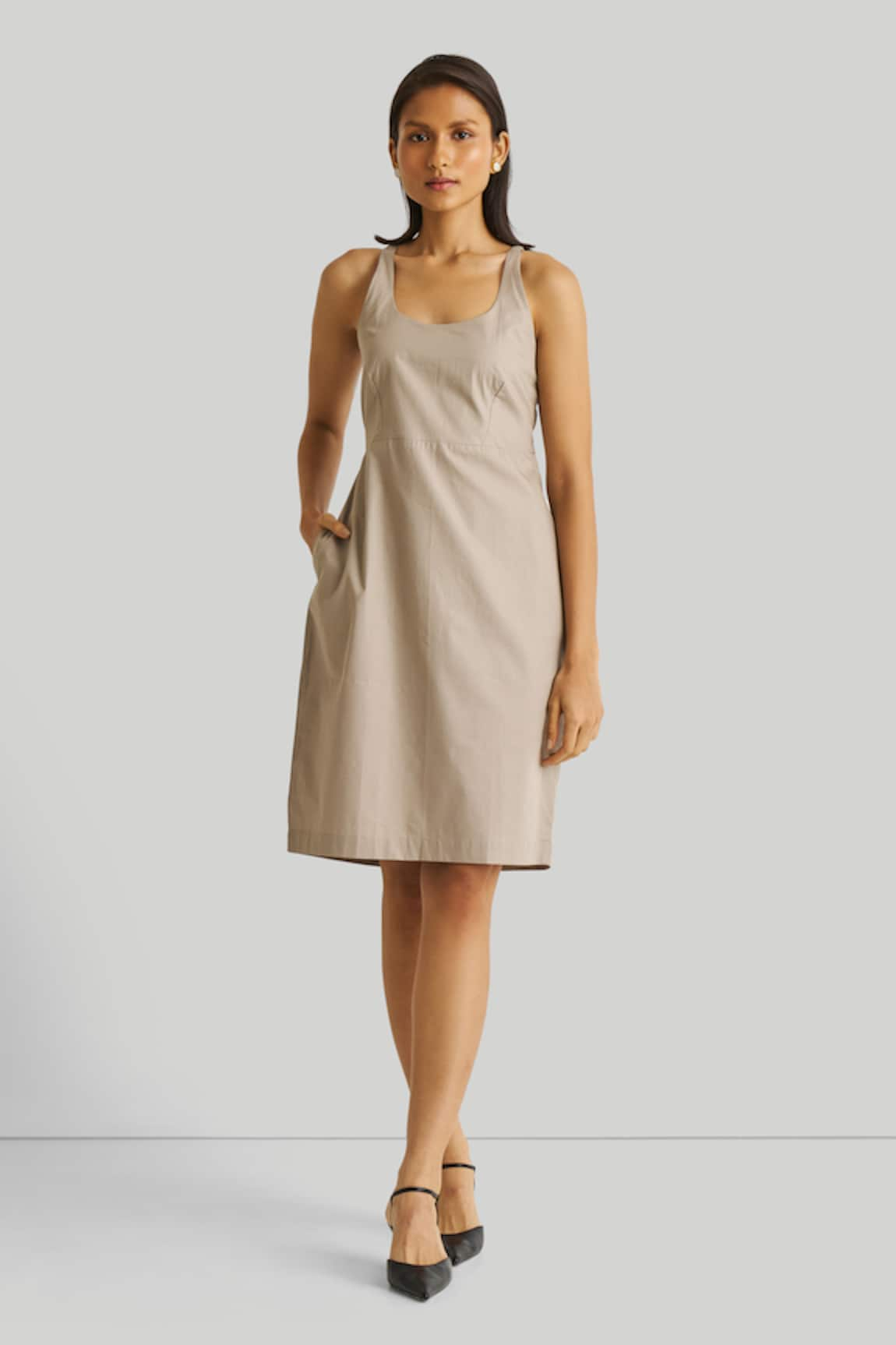 Reistor Organic Cotton Solid Dress