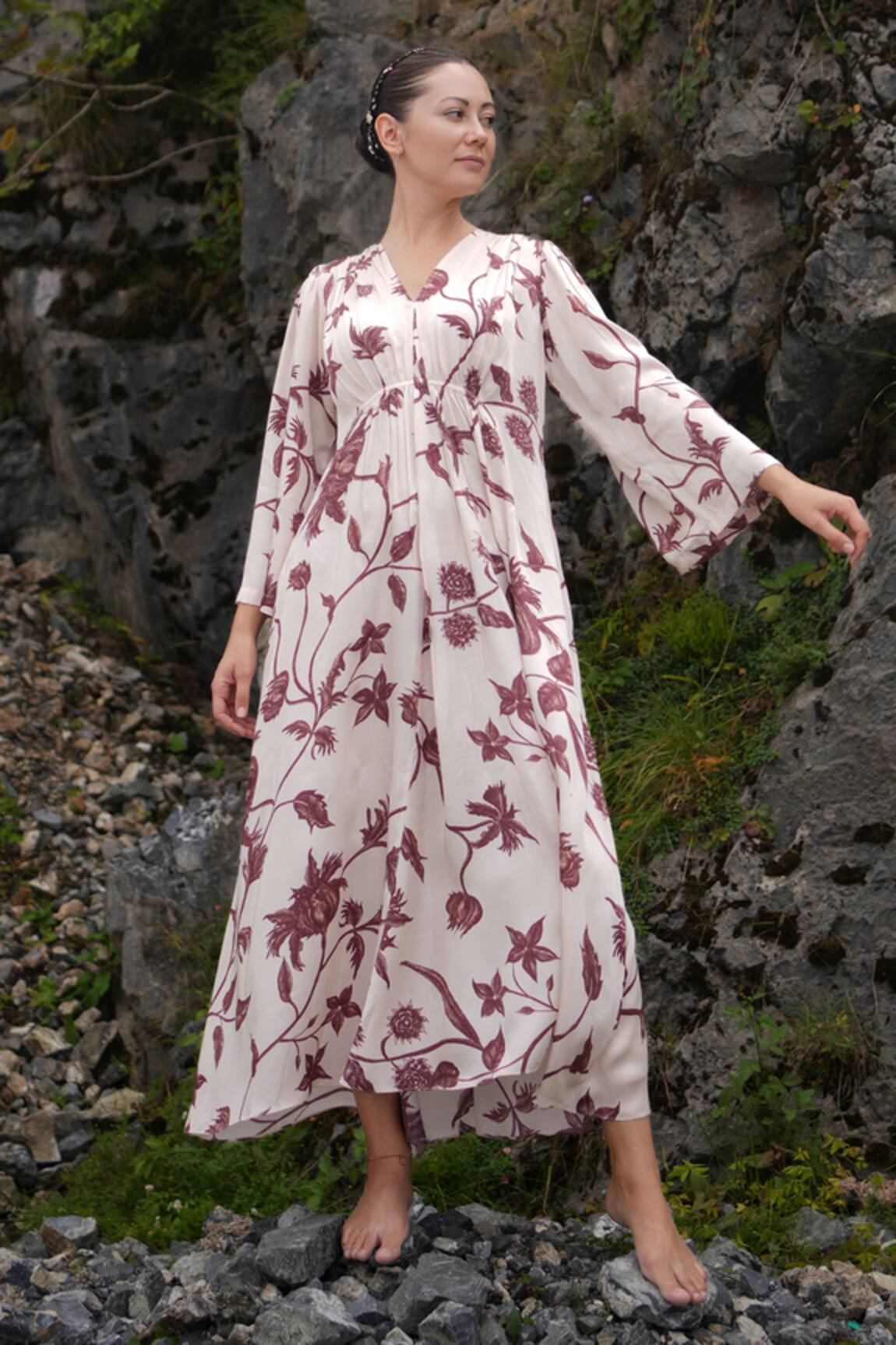 RAAS LIFE Shringara Printed Maxi Dress 
