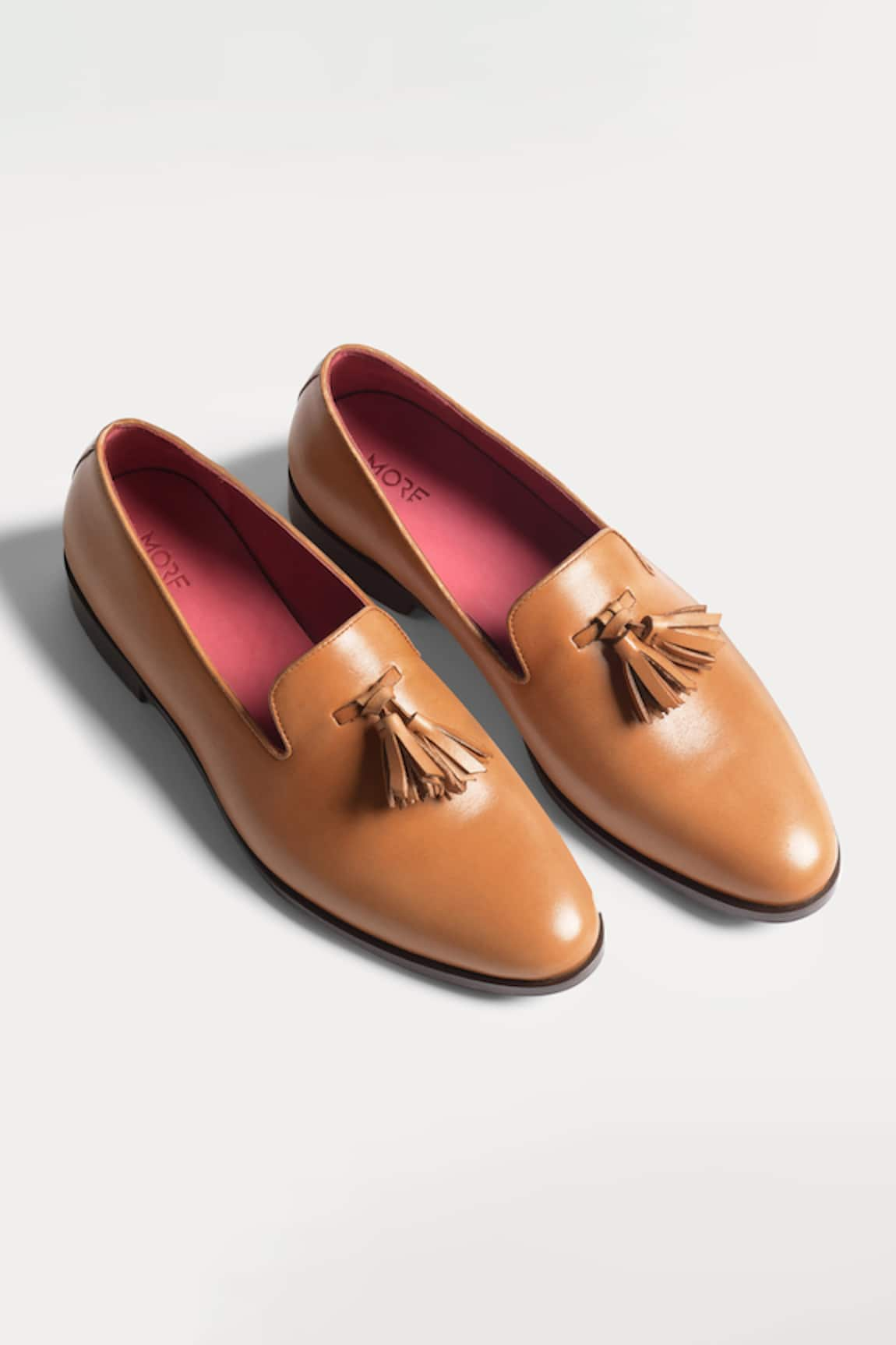 Morf Camel Tassel Loafers