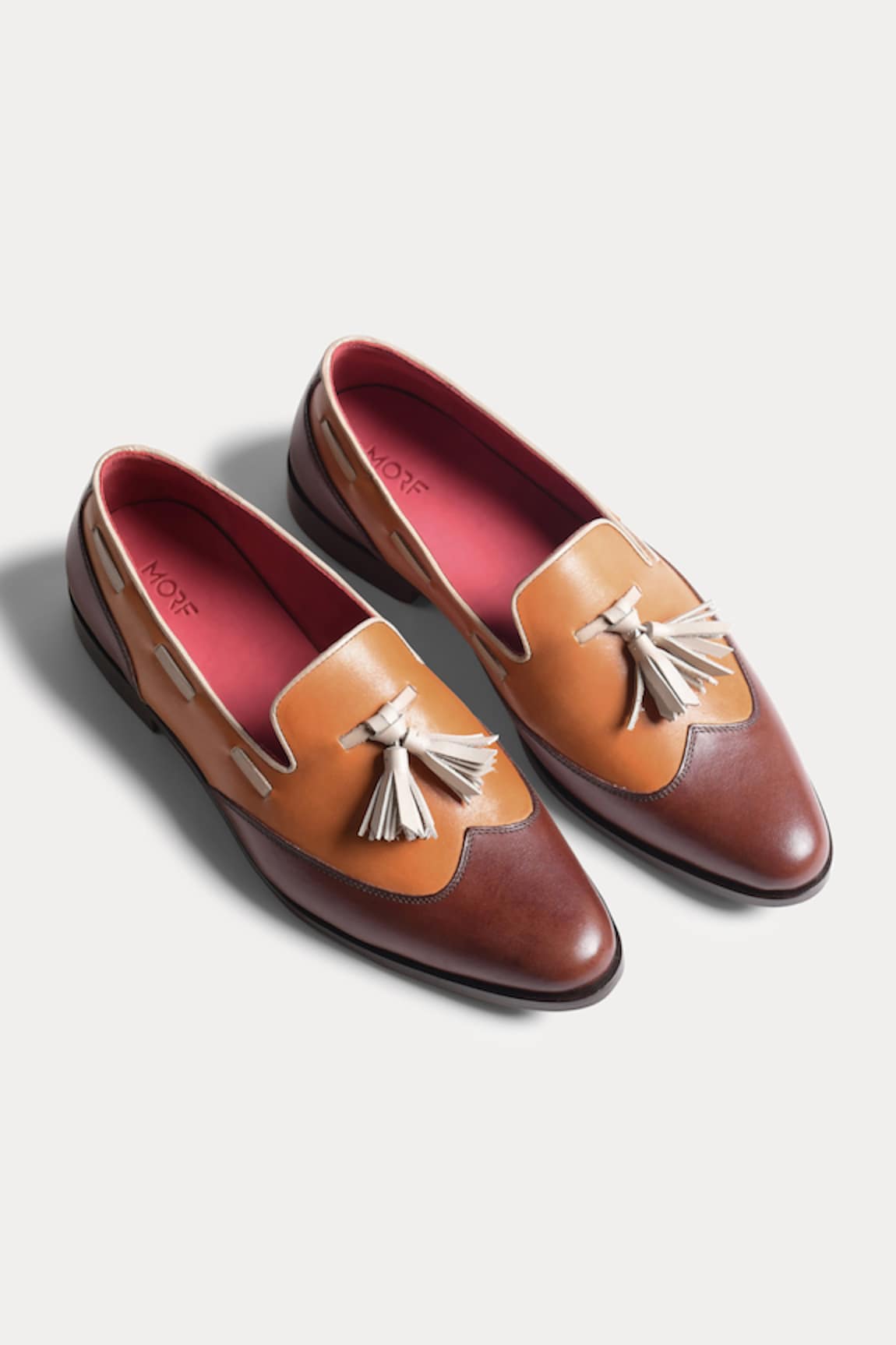 Morf Color Block Tassel Loafers