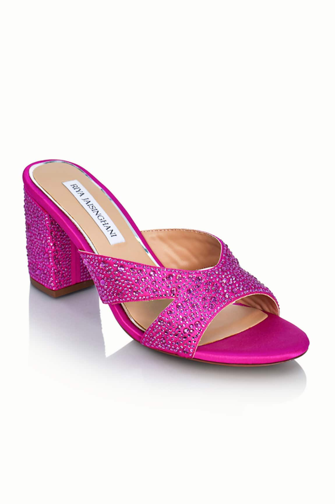 Riya Jaisinghani Amira Crystal Embellished Heels