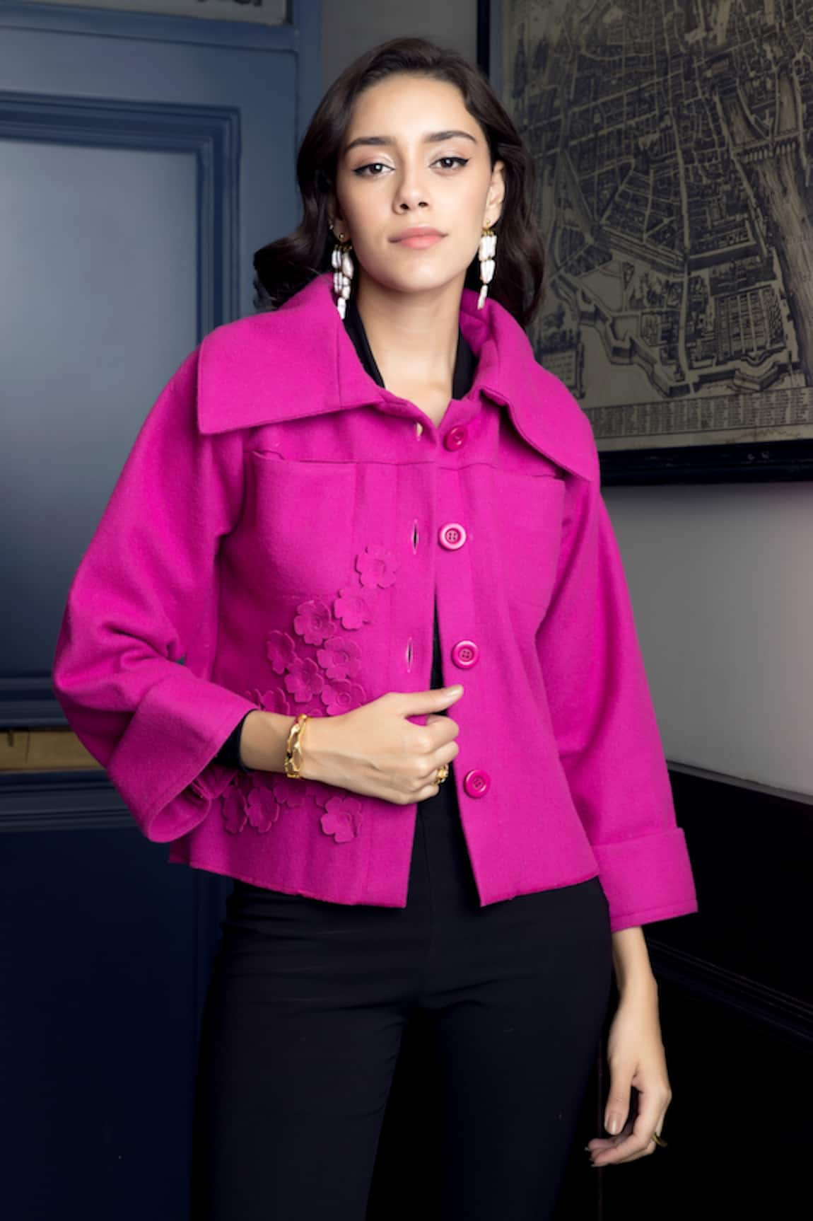 Rhe-Ana Como Barbiecore Jacket