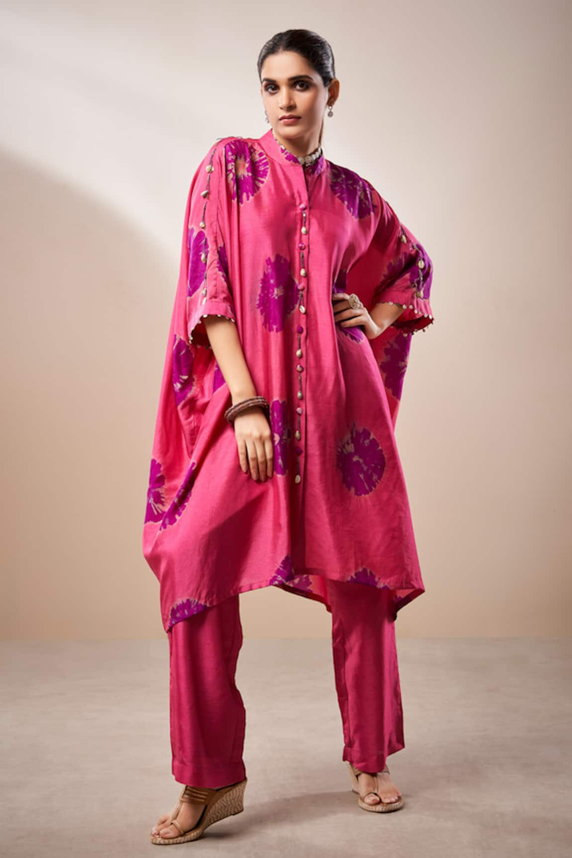 Aditi Somani Printed Kaftan & Pant Set