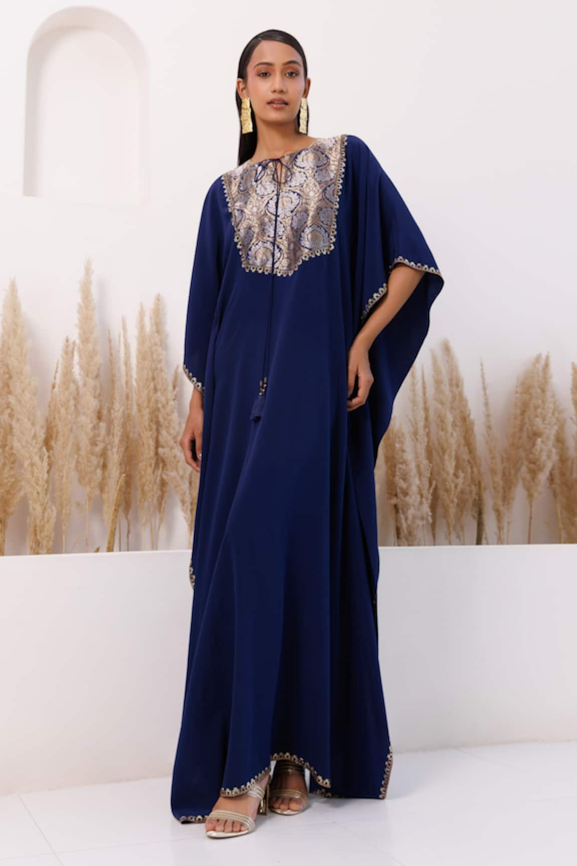 Chhaya Mehrotra Julia Brocade Yoke Kaftan