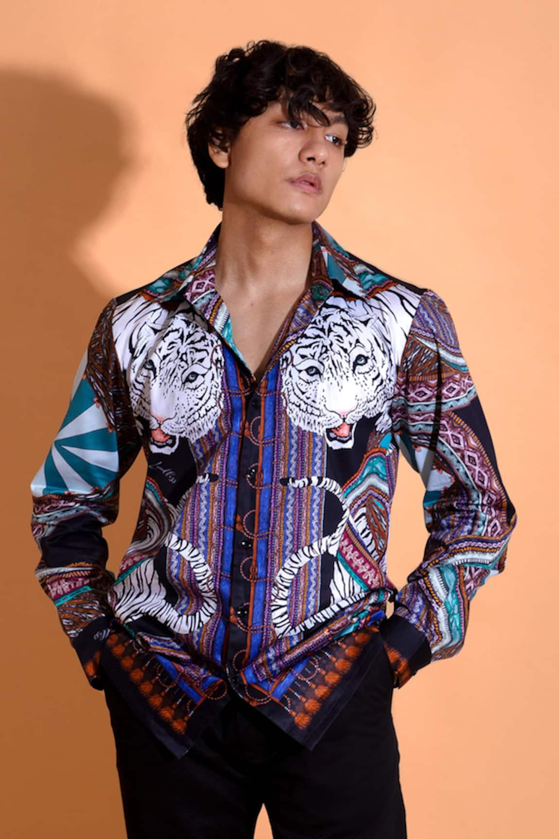 LoudLess Jadis Print Cotton Shirt