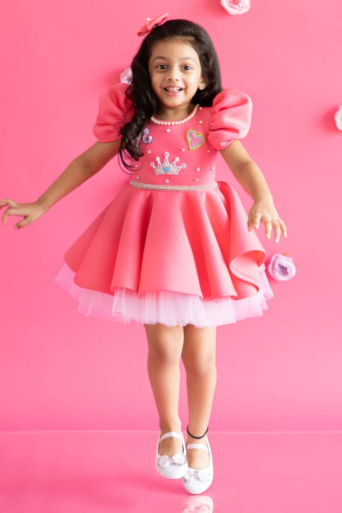 Ruchika lath label Barbie Embellished Bodice Satin Dress
