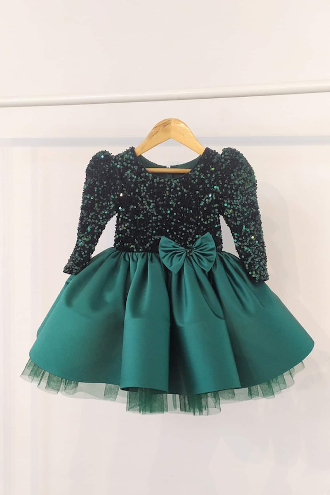 Ruchika Lath Label Velvet Sequin Embellished Dress