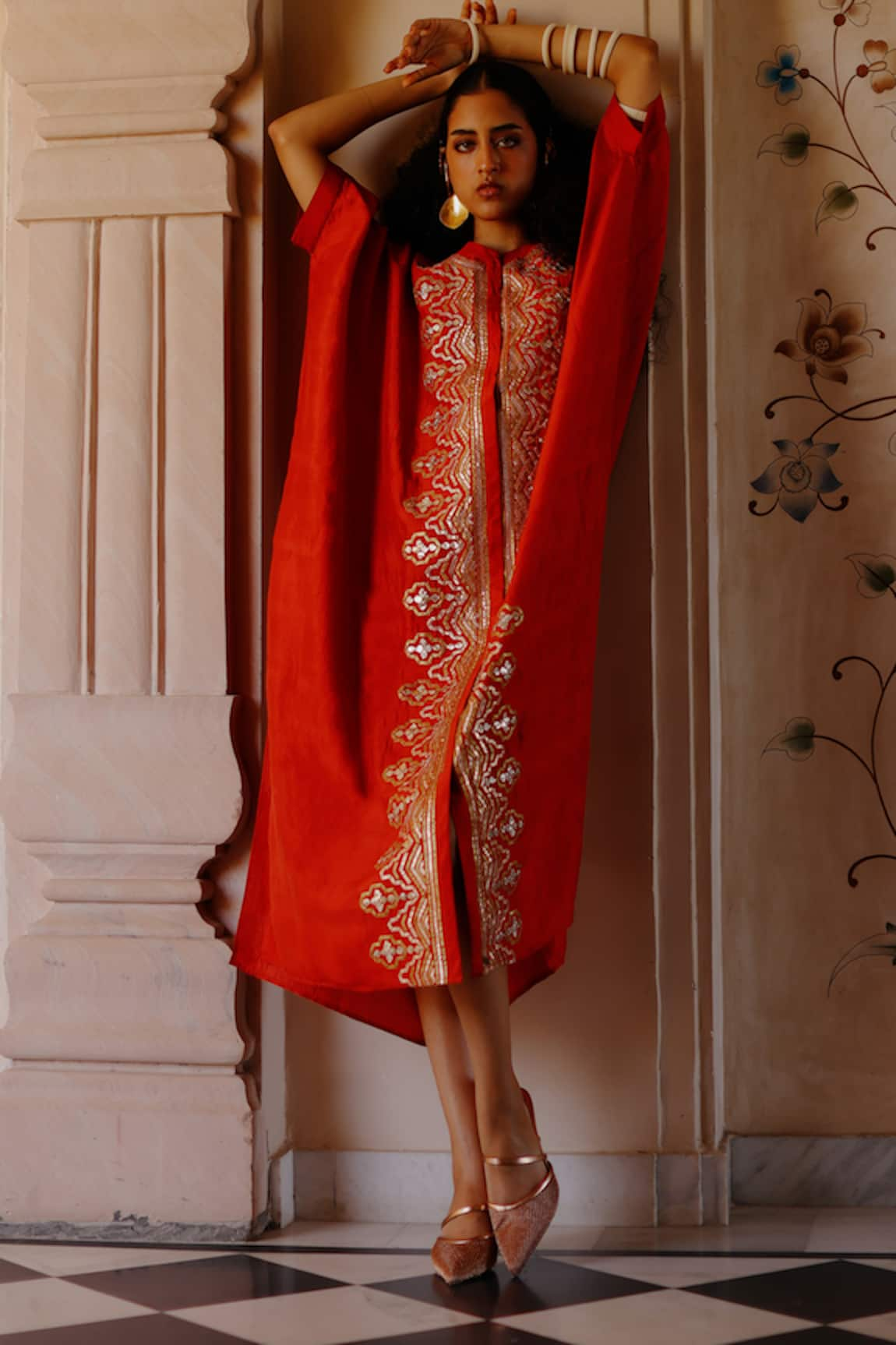 Avacara Gota Embroidered Kaftan