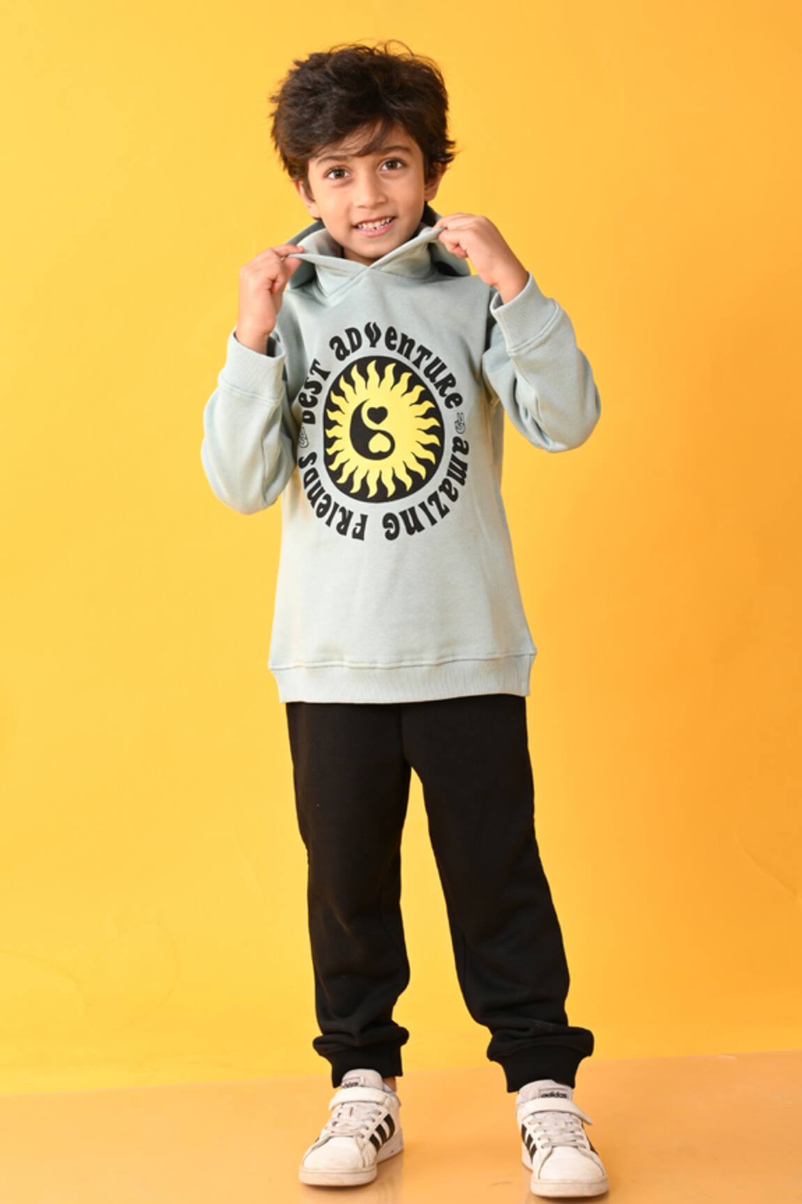 Anthrilo Sun Adventure Print Hoodie & Jogger Pant Set