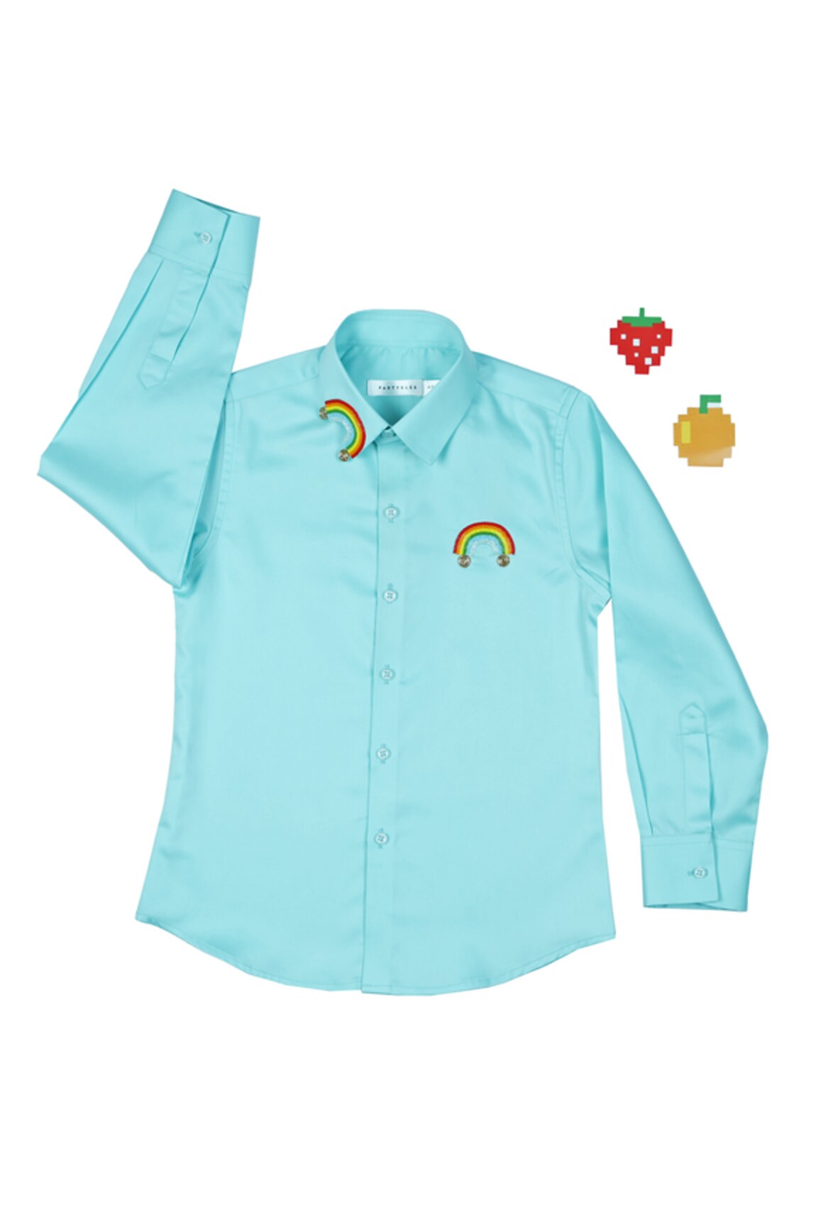 Partykles Rainbow Placement Embroidered Shirt