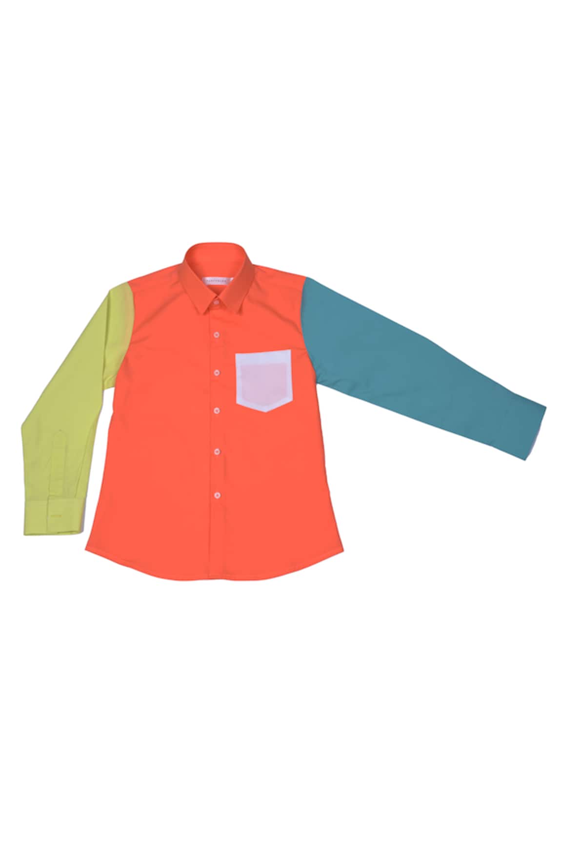 Partykles Colorblock Full Sleeve Shirt