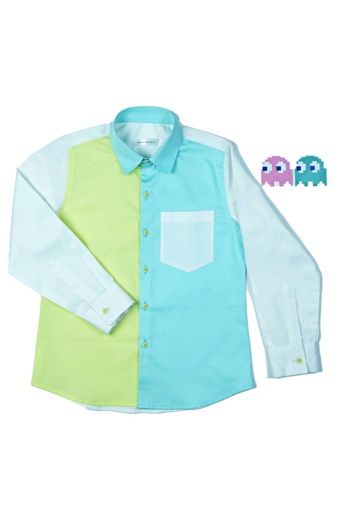 Partykles Color Block Shirt