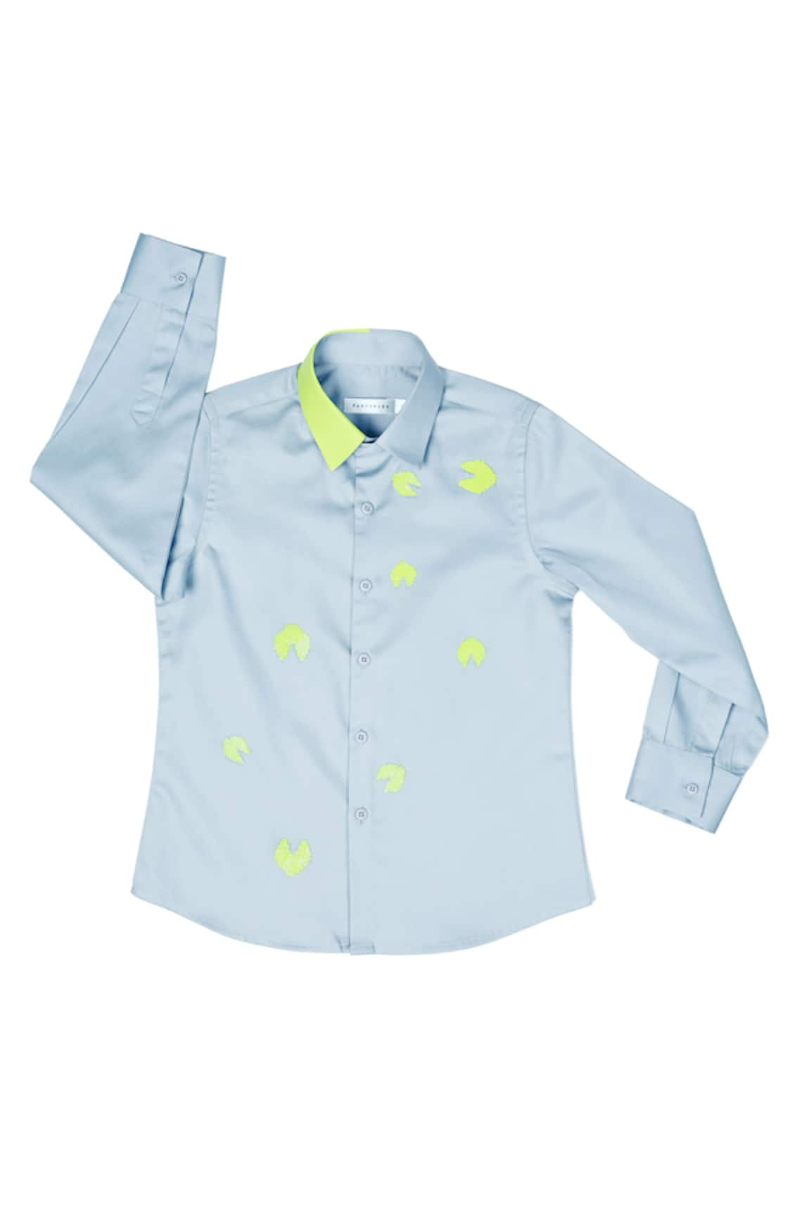 Partykles Packman Cut Dana Embroidered Shirt