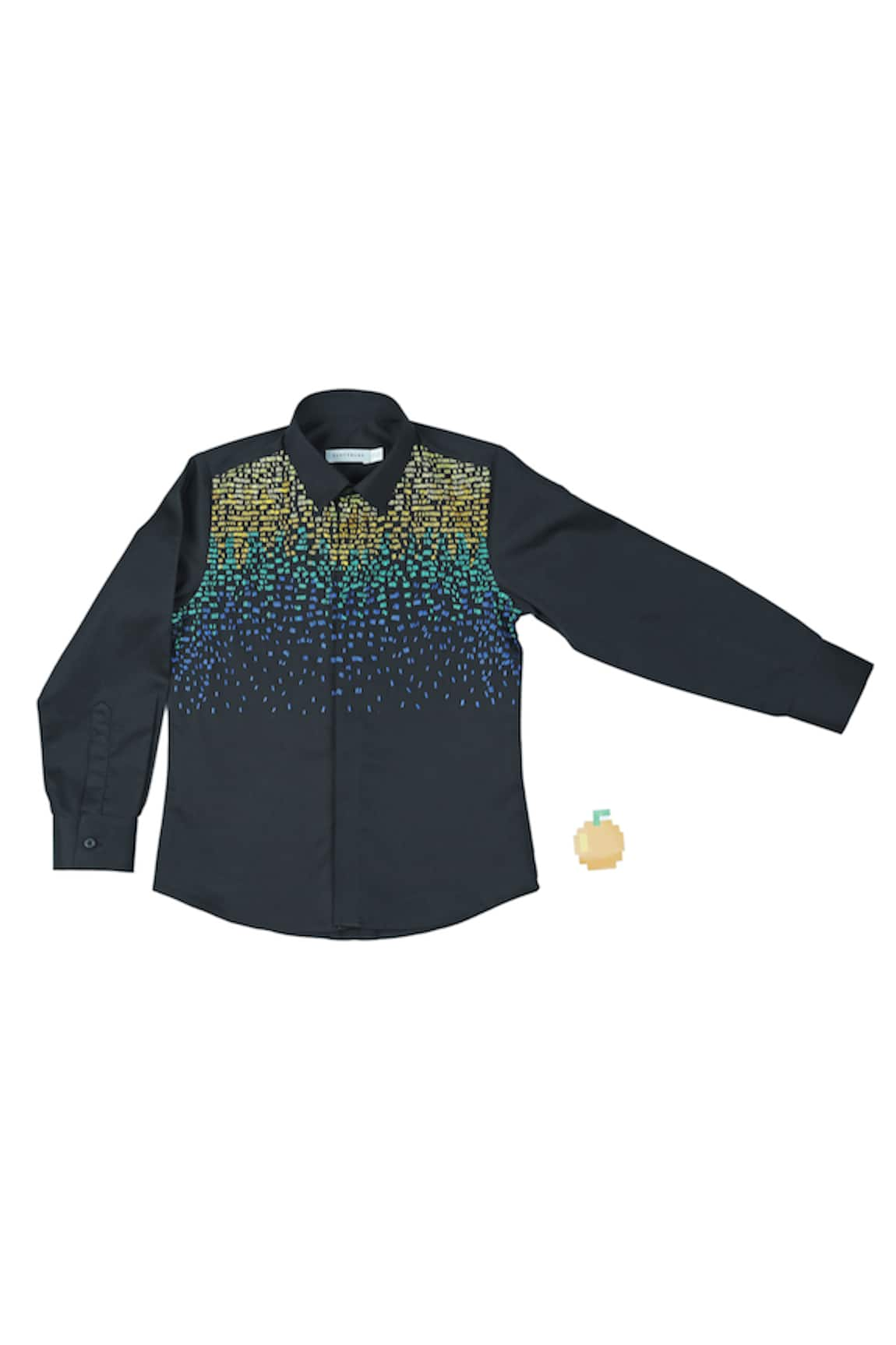 Partykles Abstract Thread Embroidered Shirt