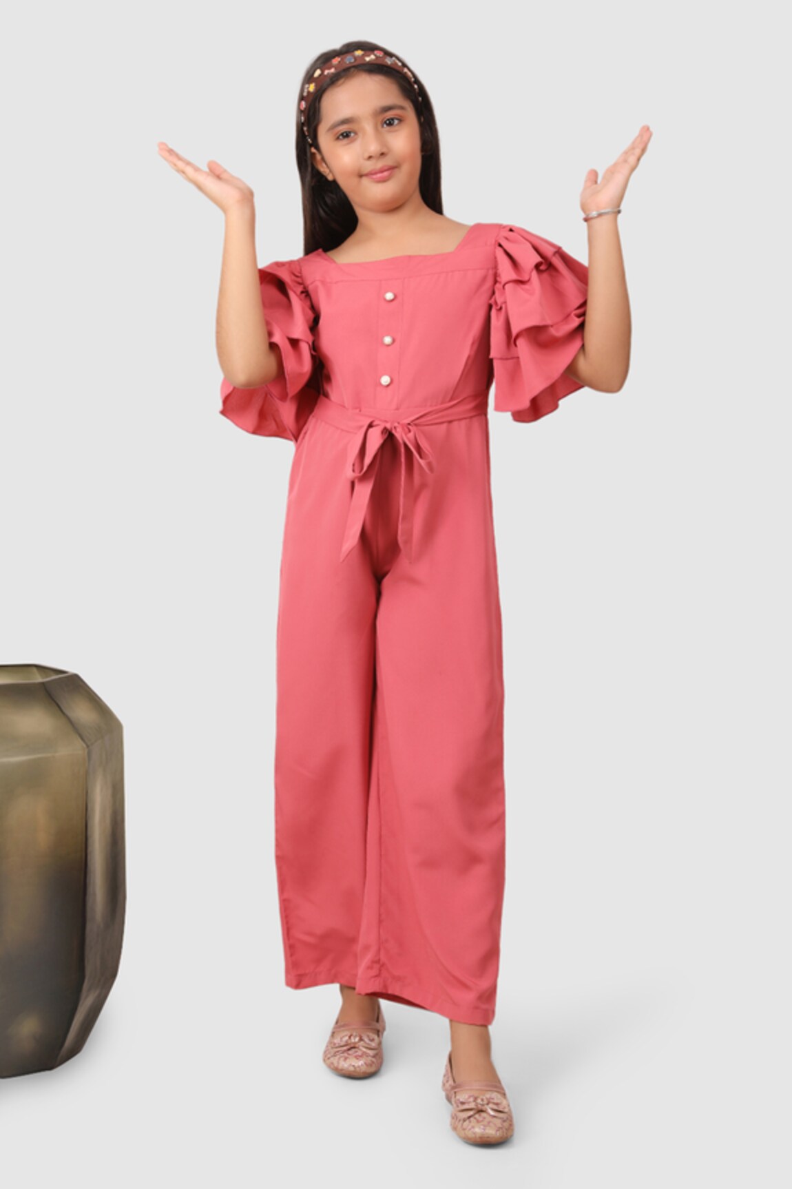 Jelly Jones Front Tie Jumpsuit