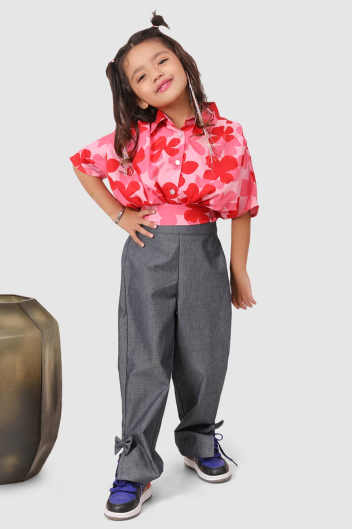 Jelly Jones Printed Balloon Shirt With Pant