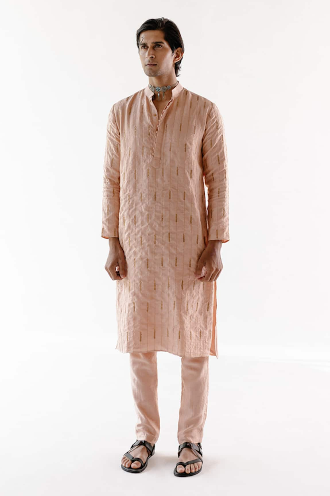 Ridhimaa Gupta Wafaa Hand Embroidered Kurta & Pant Set