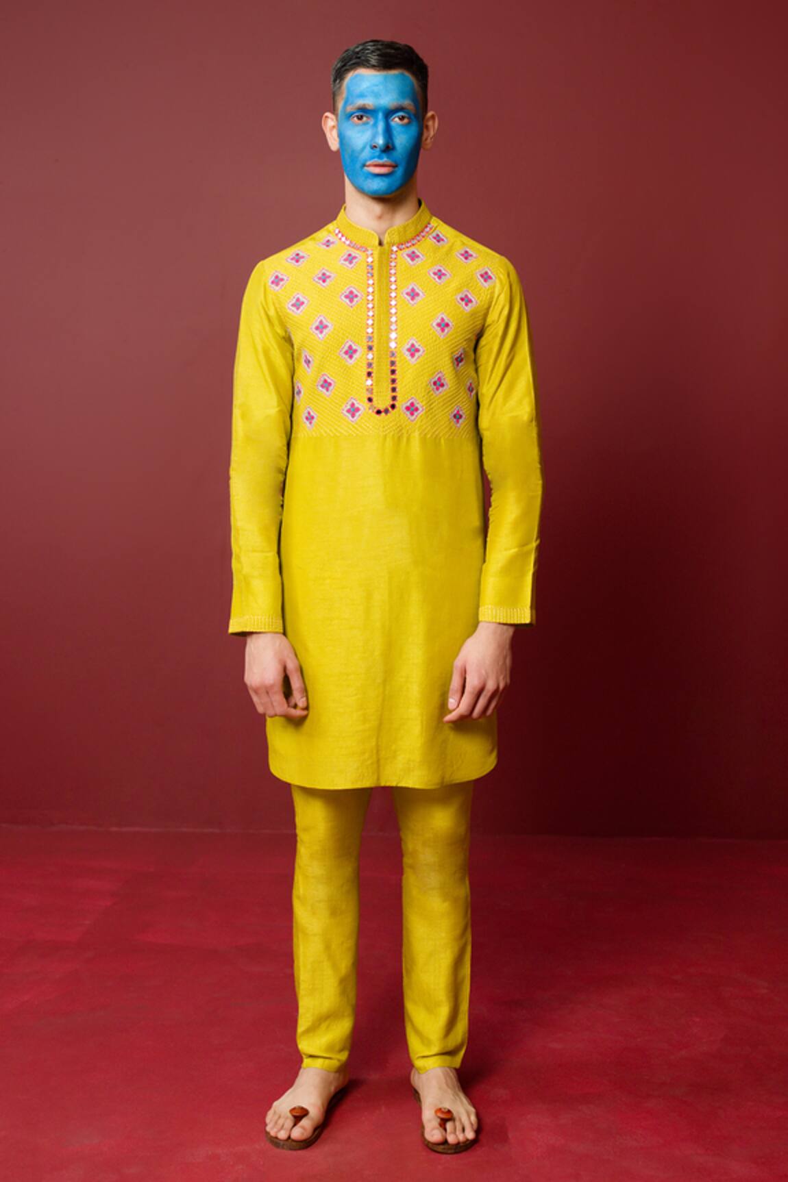 Ridhimaa Gupta Shankara Hand Embroidered Kurta & Pant Set