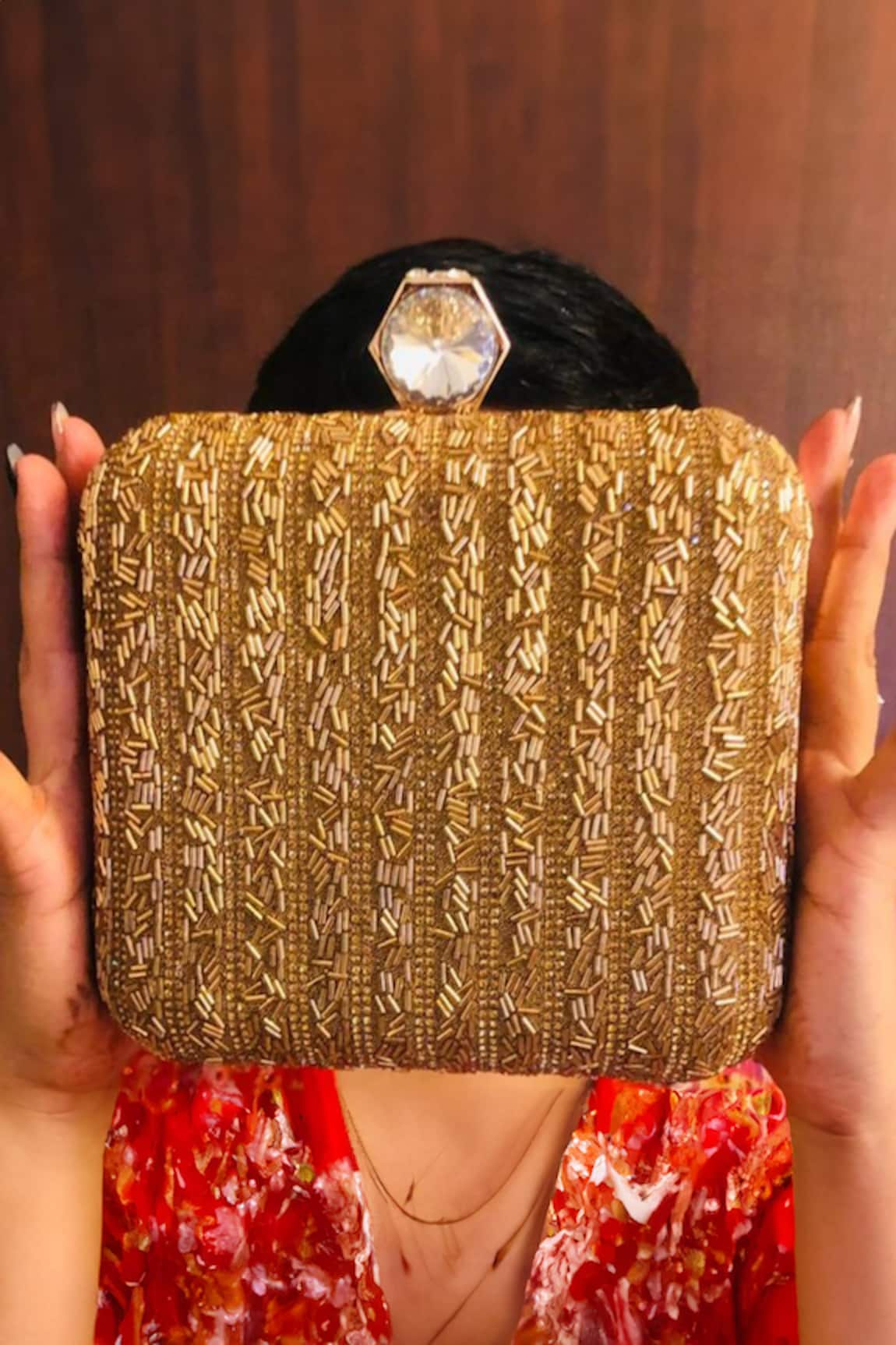 Alor Bags Maharani Embellished Clutch