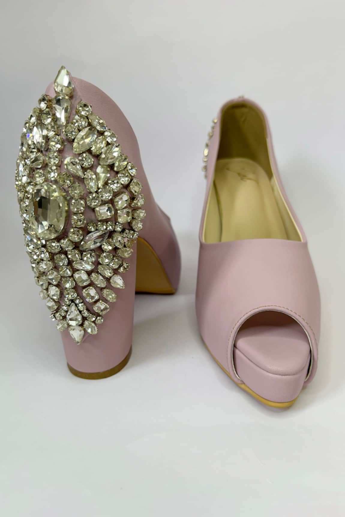 Ciel Lyon Swarovski Crystal Embellished Heels