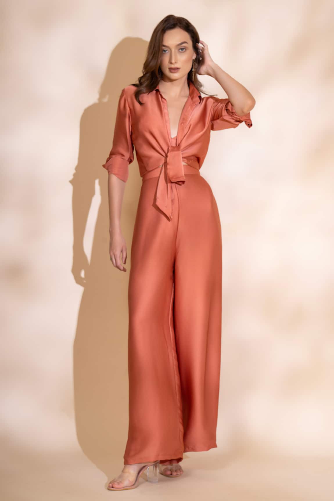 TORQADORN Satin Straight Pant