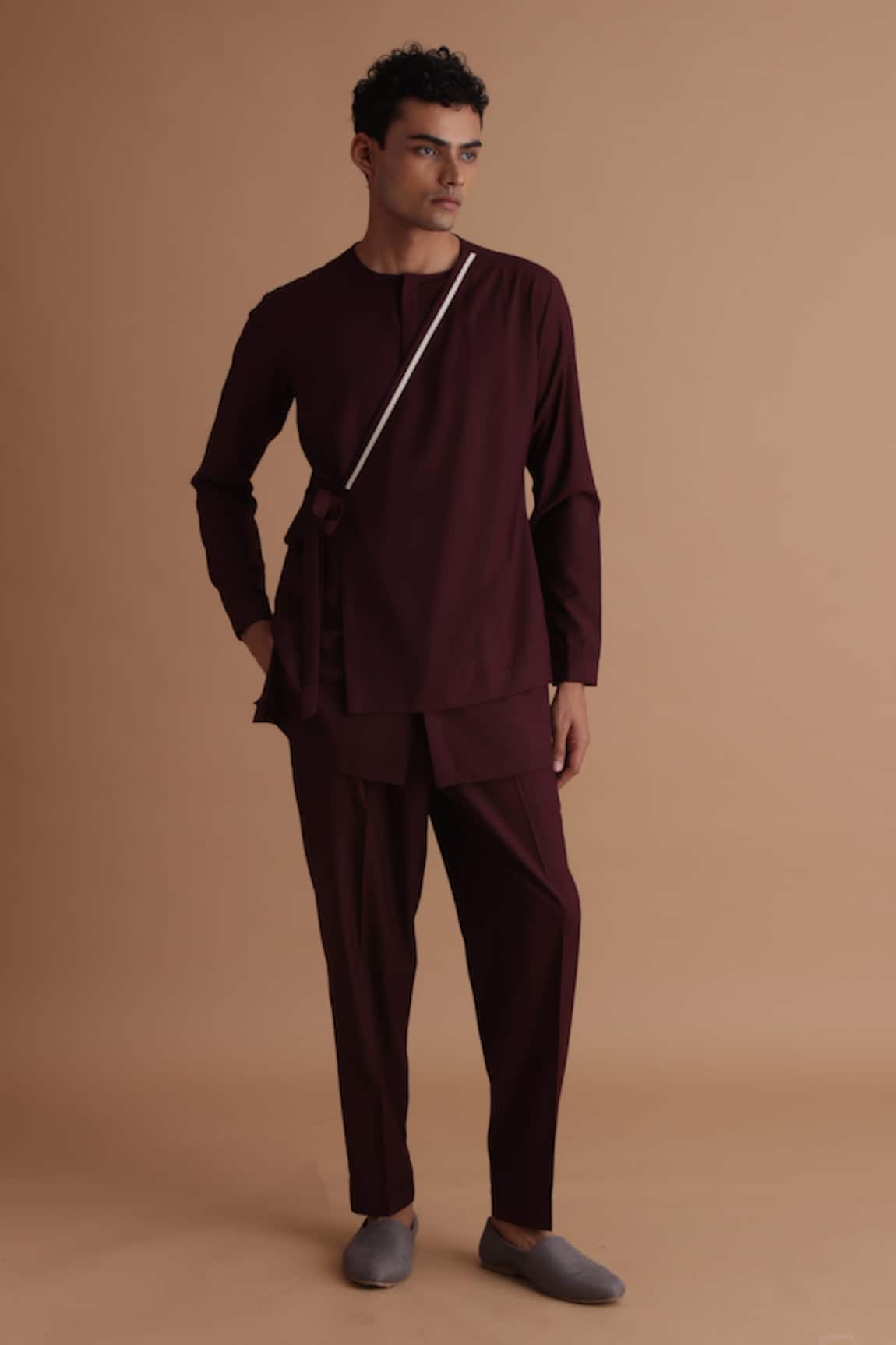 Tisa - Men Side Tie Panel Kurta