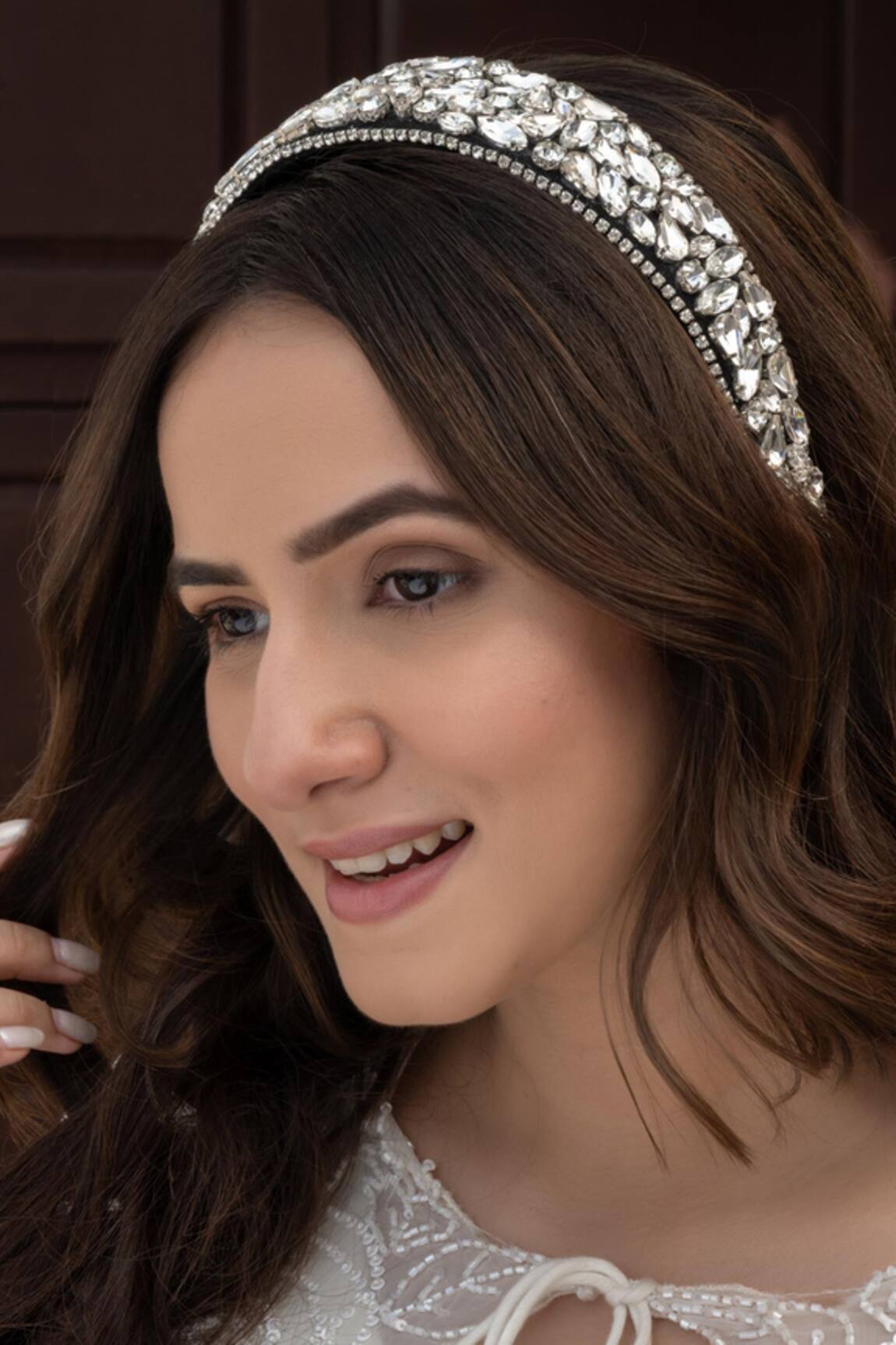 Hair Drama Co. Rosemary Embellished Flat Hair Band