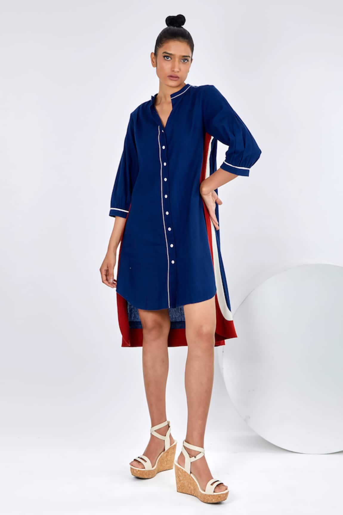 Madder Much Chiqa Handloom Cotton Goodlookin Shirt Dress 