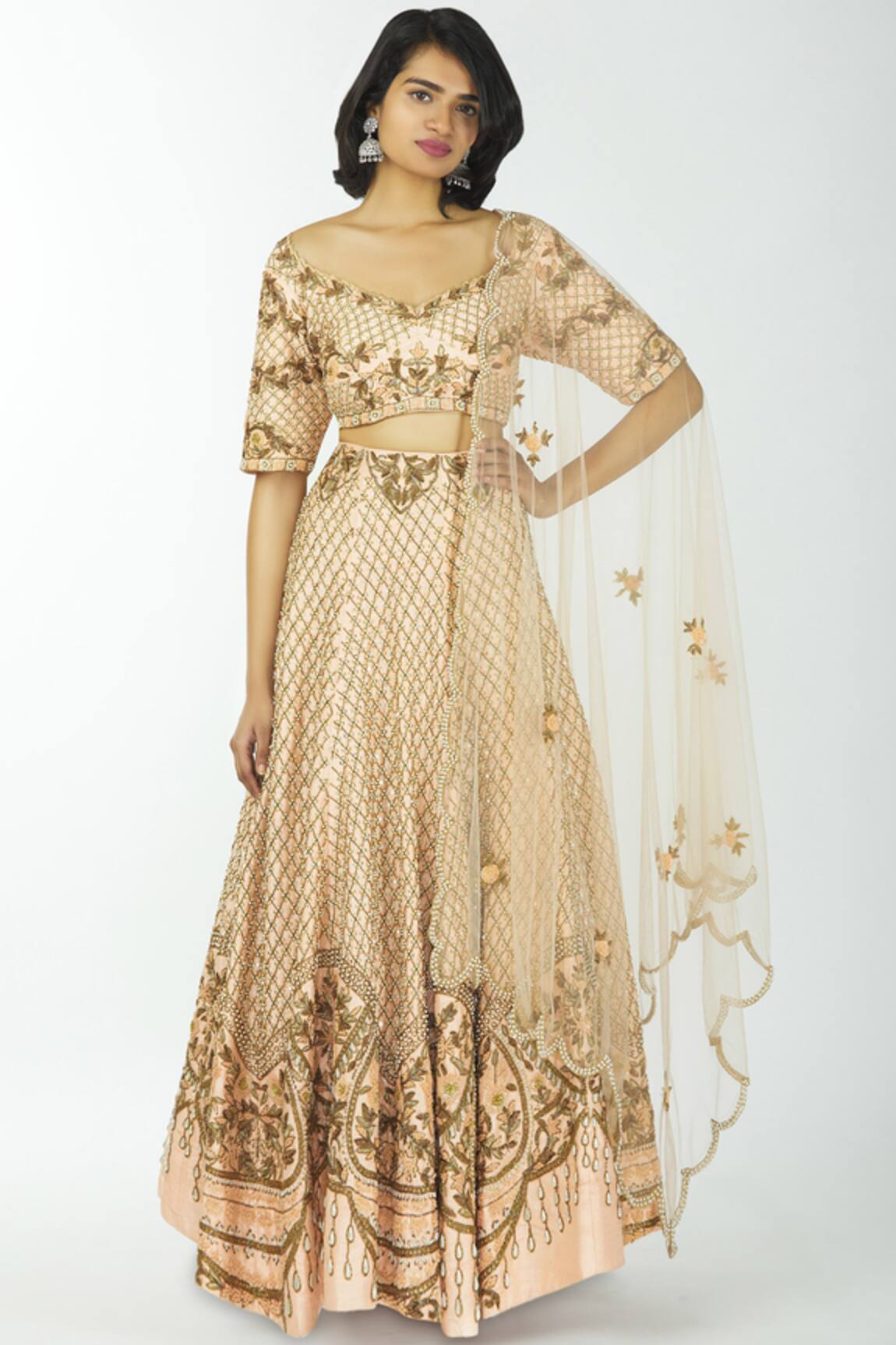 Neha Mehta Couture Silk Lehenga Set