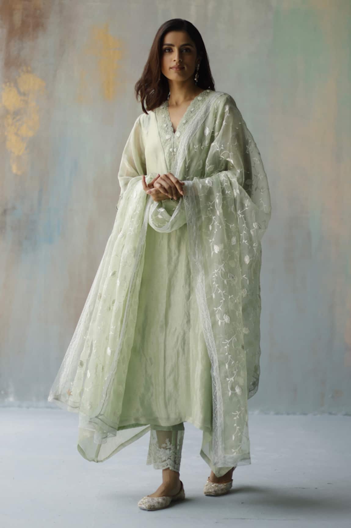 Begum Pret Mira Embroidered Kurta Set
