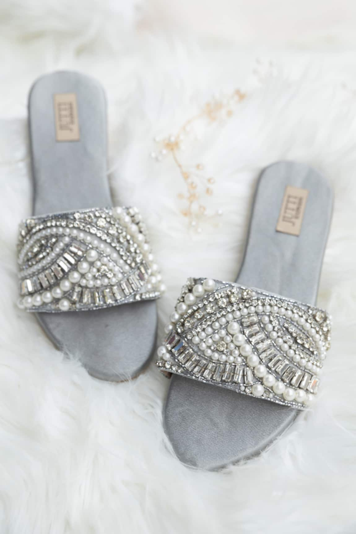 Jutti Express Pearl Embellished Flats