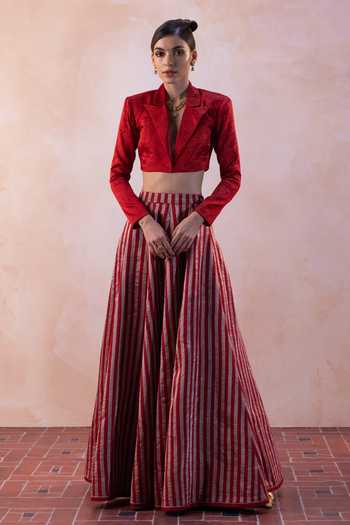 Taisha Zari Tissue Lehenga Set 
